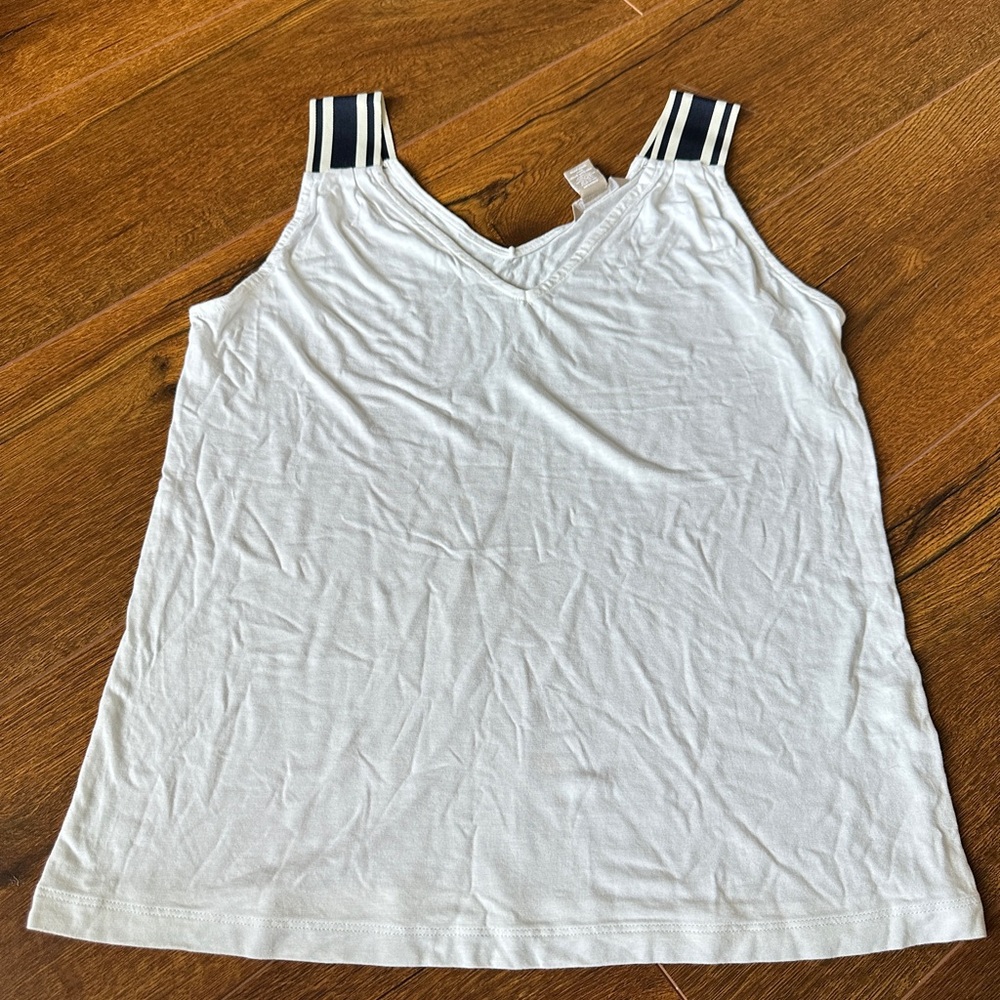 Banana Republic Tank Top Womens XS White Sleeveless Blouse Casual
